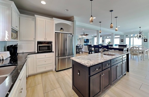 Kure Beach House | Big Kahuna | Ocean Front, Pool, Elevator, Decks + Beach Access