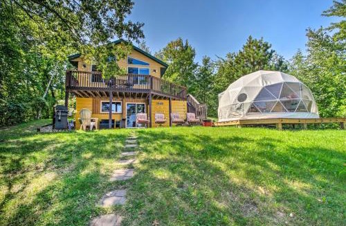 Cushing House | Big Lake Getaway w/Private Beach + Fire Pit!