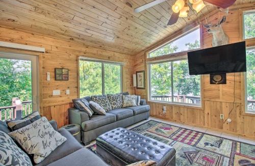 Cushing House | Big Lake Getaway w/Private Beach + Fire Pit!