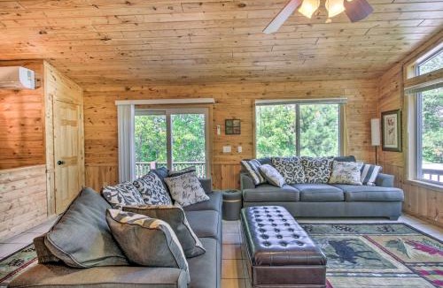 Cushing House | Big Lake Getaway w/Private Beach + Fire Pit!