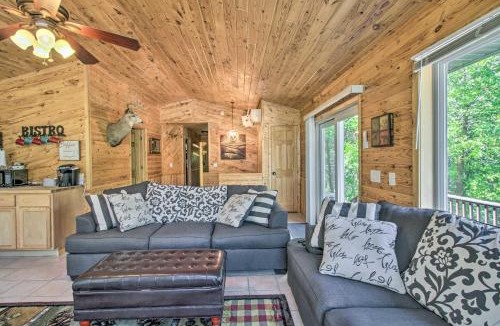 Cushing House | Big Lake Getaway w/Private Beach + Fire Pit!