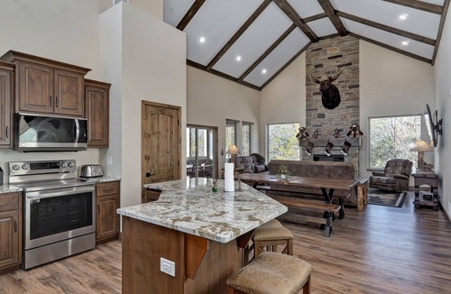 Hollister House | Big Moose Lodge-PRIVATE Saltwater Pool, Private Hot Tub, Pool Table-Elite Escape