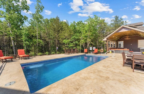 Hollister House | Big Moose Lodge-PRIVATE Saltwater Pool, Private Hot Tub, Pool Table-Elite Escape