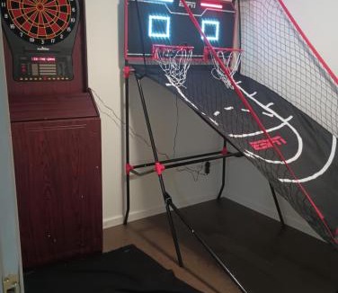 North Richland Hills House | Big saltwater pool, theater room, shuffleboard, electronic darts and basketball