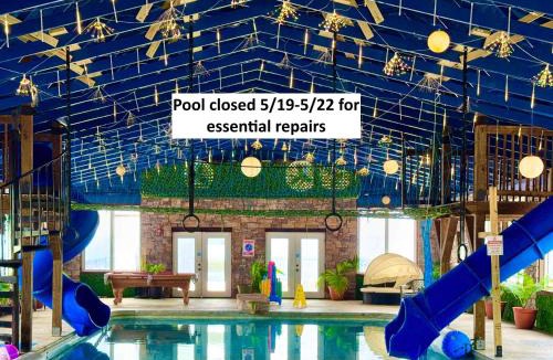 Bryant House | Big Time Hill Cabin with an indoor pool hot tub & great views