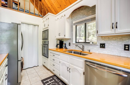 Camp Connell Cottage | Big Trees Cabin: Pool Access, Sauna, Game Rm