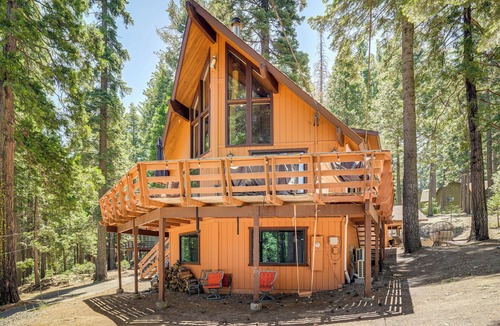 Camp Connell Cottage | Big Trees Cabin: Pool Access, Sauna, Game Rm
