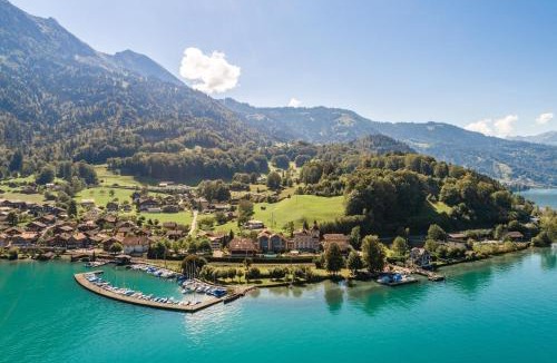 Darligen Apartment | Bijou du Lac - mit Pool und Privatstrand
