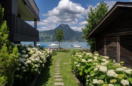 Faulensee Apartment | Bijou Lake Side - mit Seesicht und Privatstrand