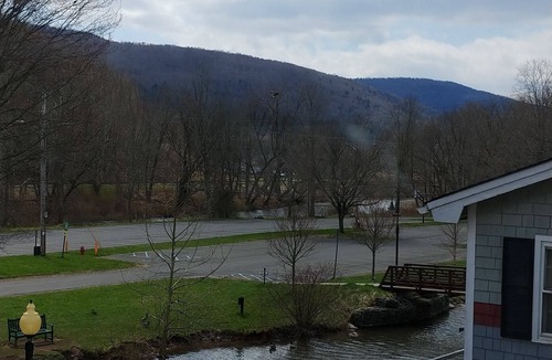 Margaretville Apartment | Binnekill Views- Cozy Apt over looking the Binnekill stream