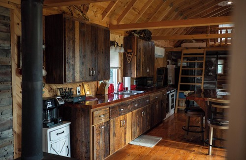 Poweshiek County Cabin | BISON Ranch~Cabin~Heat~A/C~Huge Views~ Bison within walking distance