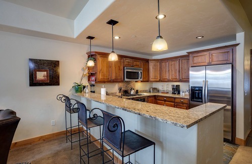 Steamboat Springs Condo | BL6106 | Mountain Residence | Private Patio with Hot Tub | Winter Shuttle