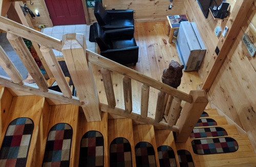 Woodsville Cabin | Black Bear's White Mountain Log Cabin w/hot tub