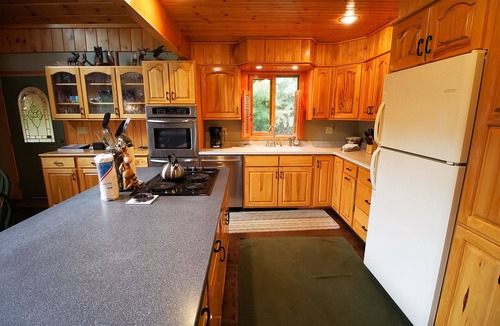 Rangeley Plantation House | 🐾Black Moose - Private waterfront beach area, walk-in accessibility and a dock!