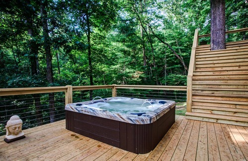 Fairview House | Blackberry Lodge | Near Asheville · Hot Tub · Game Room · Fire Pit