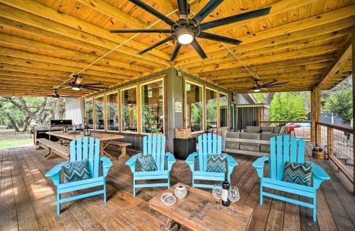 Blanco House | Blanco Riverfront Estate w/2 Homes: 4-Acre Oasis