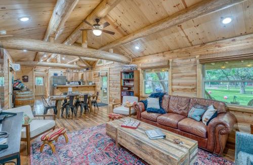 Blanco House | Blanco Riverfront Estate w/2 Homes: 4-Acre Oasis