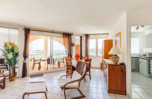 Frejus Port Apartment | Bleu Marine by Interhome