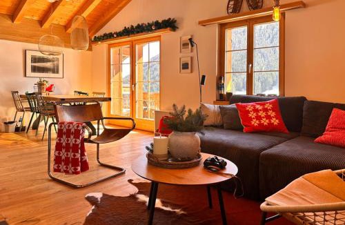 Tujetsch Apartment | BLUE ALPINE Lodge bis 6 Gäste, Cheminée, 400 m zum Skilift