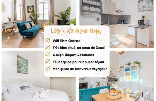 Douai Apartment | Blue Bail - T2 au calme - proche commerces