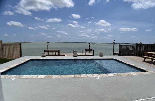 Rockport House | Blue Haven – Waterfront Home w/Heated Pool & Private Pier