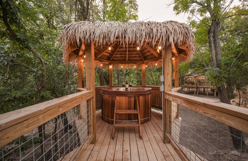 Bandera Cabin | Blue Jay Yurt/Private Hot Tub/Cold A/C!/River Access/Close to Town!