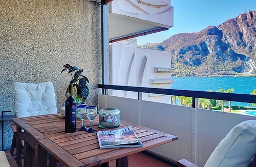 Bissone Apartment | Blue Lake Lugano Apt.312 by Interhome