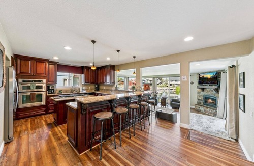 Tahoe Keys House | Blue Majestic: Waterfront 5 Bedroom, Hot Tub, Pool and Resort Amenities, Pool Table, Games