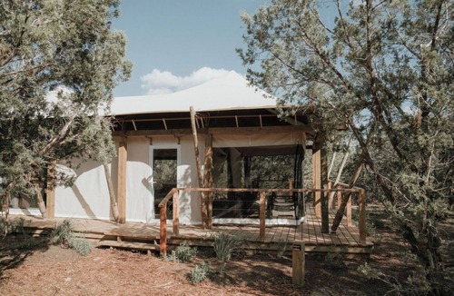 Johnson City Ski Chalet | Blue Mist - Luxury Glamping Tent