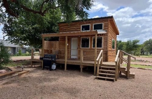 Flomot Cabin | Blue Quail Tiny Cabin at Caprock Canyons