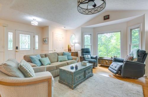 Hendersonville House | Blue Ridge Mtn Retreat: Porches & Creek Access