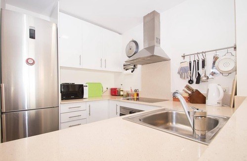 Canet de Mar Apartment | Blue Sea Apartment: with Two Terraces, Sea View, Next to the Beach