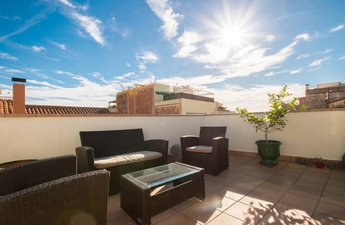 Canet de Mar Apartment | Blue Sea Apartment: with Two Terraces, Sea View, Next to the Beach
