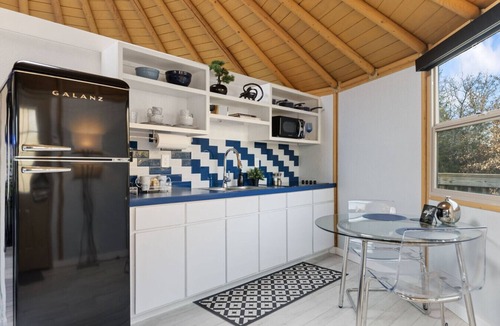 Myra RV Rental | Blue Velvet Yurt Saint Jo Texas