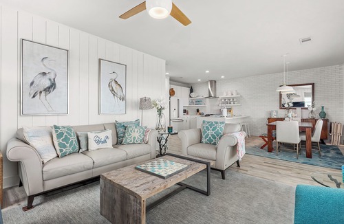 Red Fish Cove Condo | Blue Vista -Top Floor- Fully Custom-Beach Front-Dune Walkover!