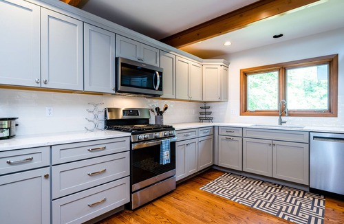 Lake Michigan Beach House | Blue Water Retreat - Spacious Lake Michigan retreat with In-ground pool