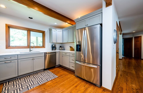 Lake Michigan Beach House | Blue Water Retreat - Spacious Lake Michigan retreat with In-ground pool