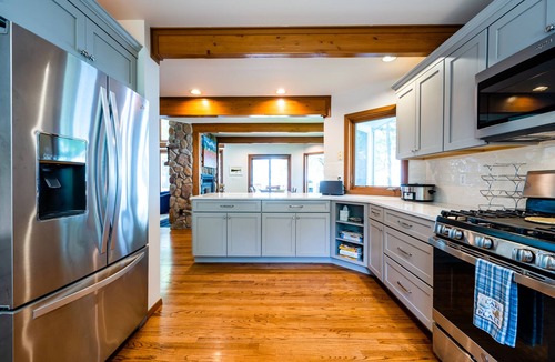 Lake Michigan Beach House | Blue Water Retreat - Spacious Lake Michigan retreat with In-ground pool