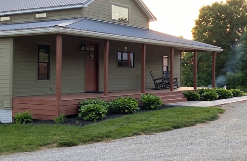 Guysville House | Bluebird Hill - rolling hills, meadows, large deck, fire pit, 3 bedroom, 2 bath