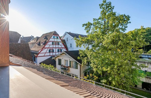 Basel City Centre Apartment | Blueground | Basel-Vorstaedte, river view, nr Rhine