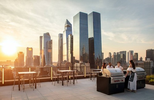 Chelsea Apartment | Blueground | Chelsea, rooftop pool, nr High Line