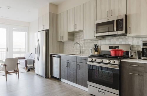 East Boston Apartment | Blueground | East Boston, AC, nr parks & beach