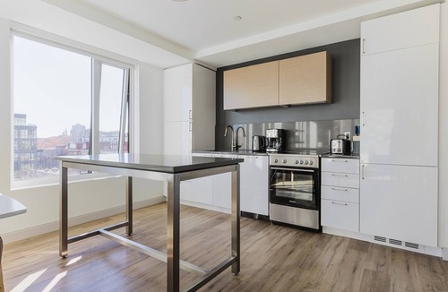 West Fens Apartment | Blueground | Fenway, gym & w/d, nr museums