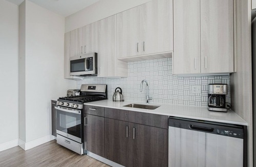 East Boston Apartment | Blueground | Jeffries Point, balcony, nr Harborwalk