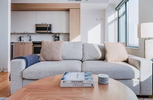 Navy Yard Apartment | Blueground | Navy Yard, gym, near metro & food