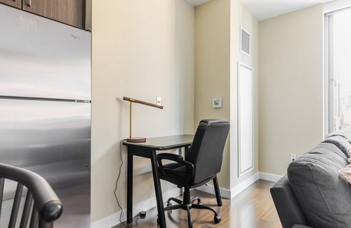 Prudential - St. Botolph Apartment | Blueground | Prudential, gym & w/d, nr library