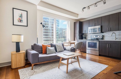 Seaport District Apartment | Blueground | Seaport, pool, nr Boston Harbor