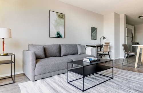 West Loop Gate Apartment | Blueground | West Loop, gym & bbq, nr Willis Tower