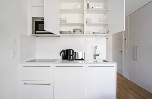 Langstrasse Apartment | Blueground | Wiedikon, blcny, elev, w/d, nr market