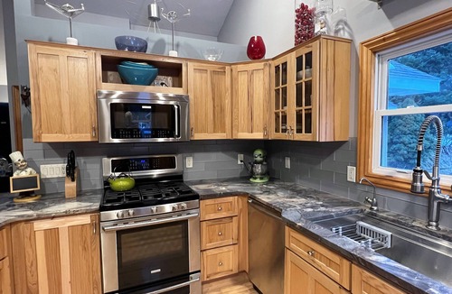 Mayfield House | Boardman River, Fire pit, Game Room, Hot tub, Sauna